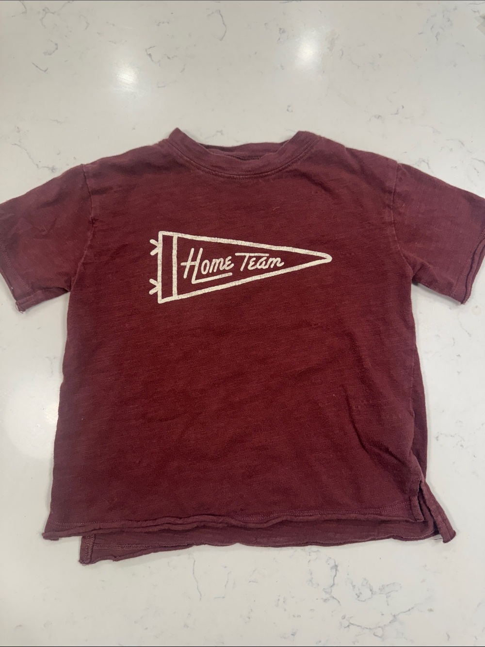 Rylee + Cru Maroon 'Home Team' Short Sleeve Tee